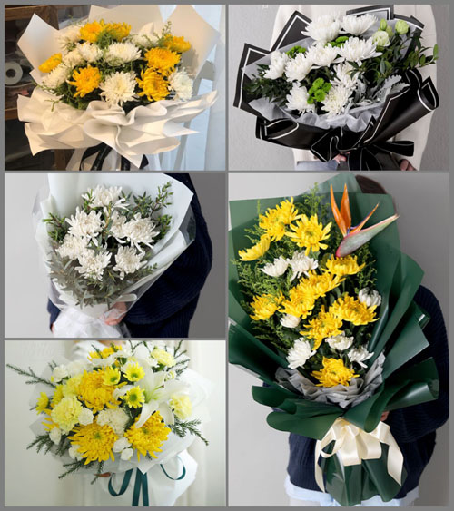 江苏南京高淳区漆桥镇白事花束代送